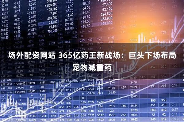 场外配资网站 365亿药王新战场：巨头下场布局宠物减重药